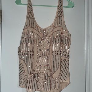 Express sequin tanks